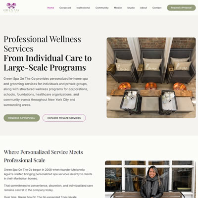 GreenSpaOnTheGo.com - ANGULAR: Soluciones y Servicios Web